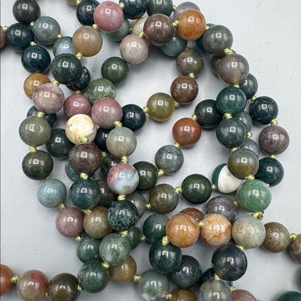 Multi stone beaded necklace - Picture 6 of 6